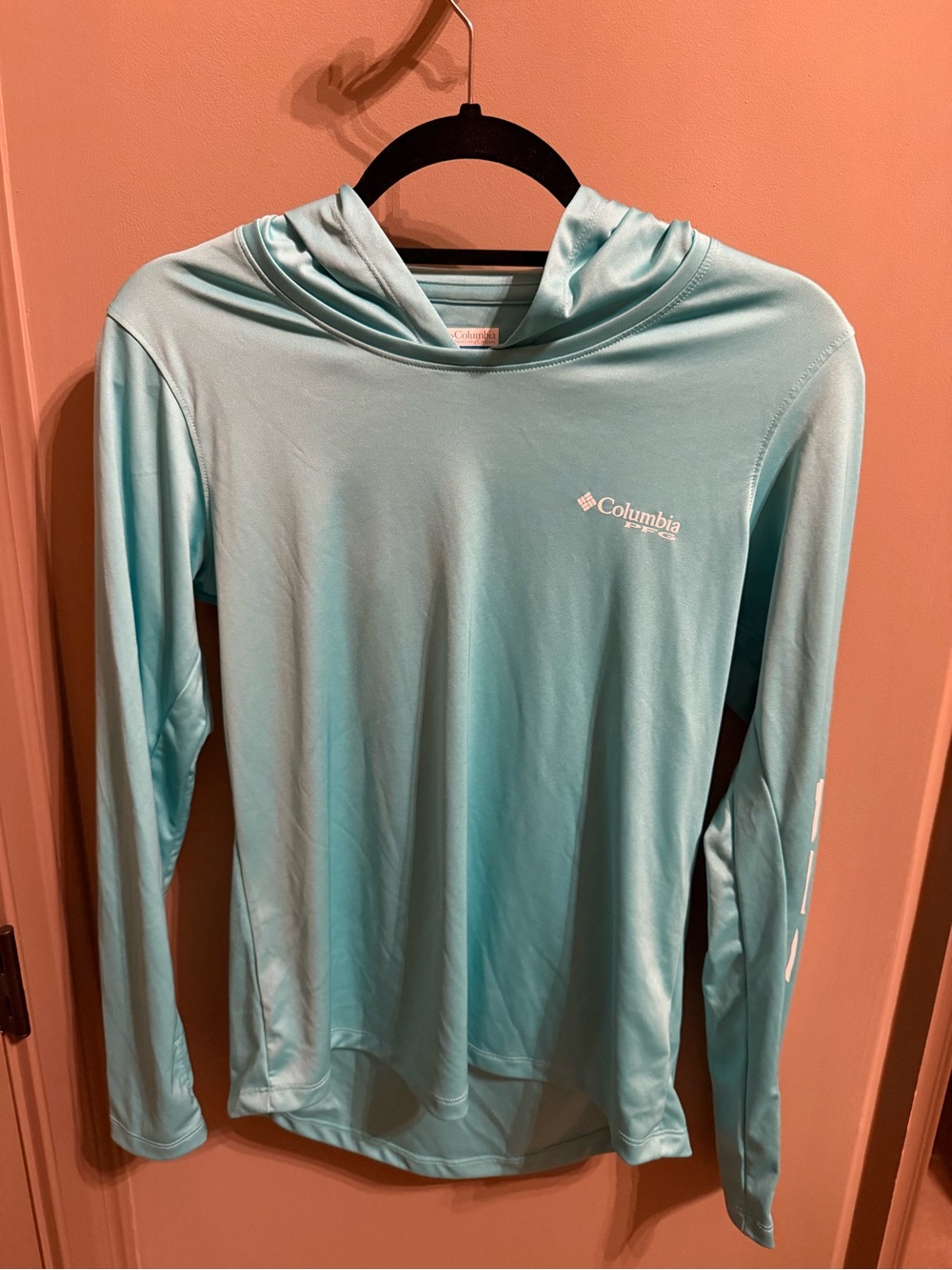 Columbia Women's Hooded Long-Sleeve Sun Shirt - Aqua